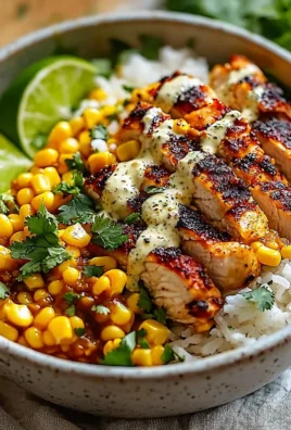 Delicious Street Corn Chicken Rice Bowl with vibrant ingredients