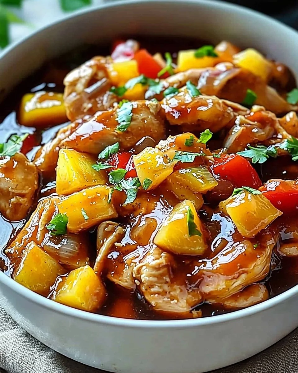 Sweet Hawaiian Crockpot Chicken