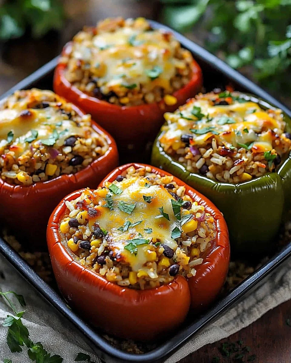 Vegetarian Stuffed Bell Peppers