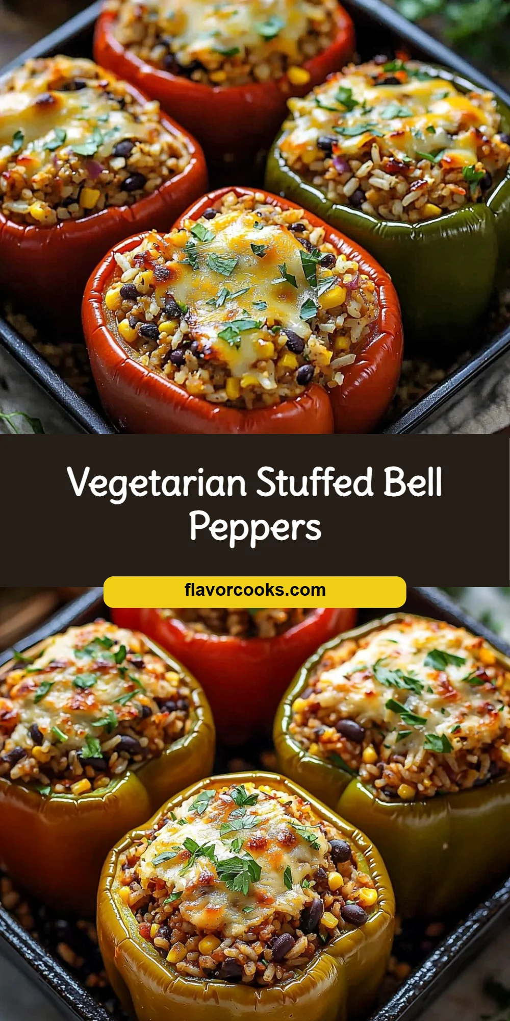 Vegetarian Stuffed Bell Peppers